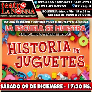 LA ESCUELA SE MUESTRA: "Historia de Juguetes" @ La Plata | Provincia de Buenos Aires | Argentina